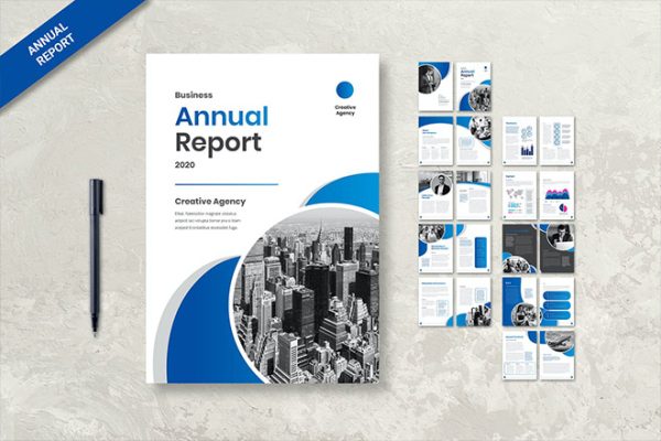 25+ Desain Template Laporan Tahunan Gratis Terbaik 2023 – desainae.com