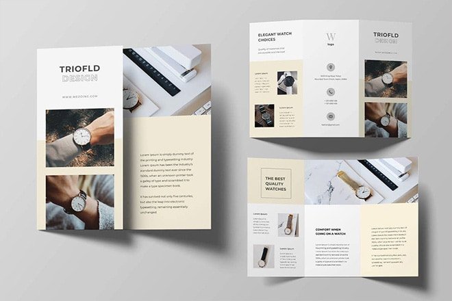 30+ Templat Brosur TriFold Terbaik untuk Word & InDesign