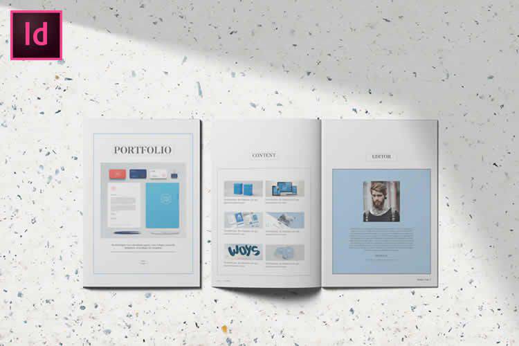 10 Template Portofolio & Lookbook Gratis untuk Adobe InDesign