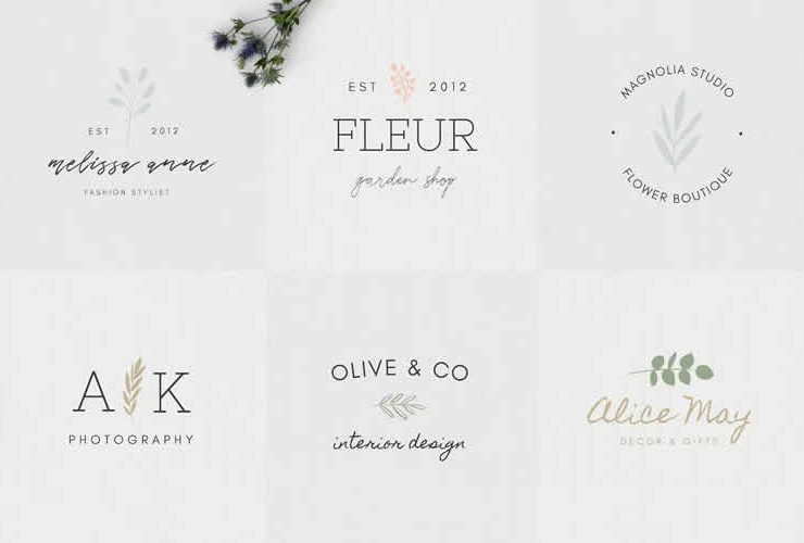 10 Koleksi Gratis Template Logo Feminin untuk Desainer